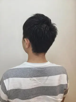 ショート パーマ 齋藤 らいのヘアスタイル