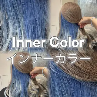 ロング カラー ハイトーンカラー/ 青髪/💙みずき💙のヘアスタイル