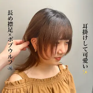 ミディアム 🐺立川のウルフ屋 さん🐺おかみ🐺のヘアスタイル