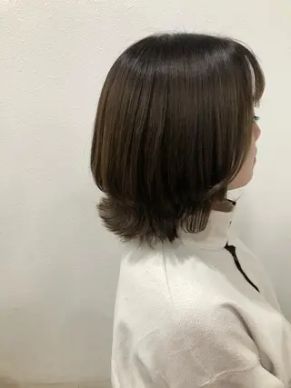 ミディアム カラー 福岡 舞のヘアスタイル