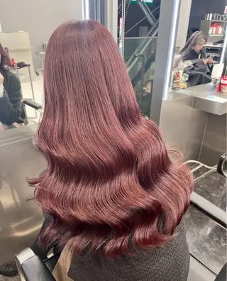 ロング カラー ハイトーン/暖色系 /スパ/ななみのヘアスタイル