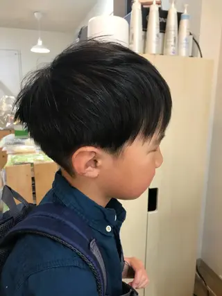 ショート メンズ キッズ ヘアメ/着付け 清水玲歌のヘアスタイル