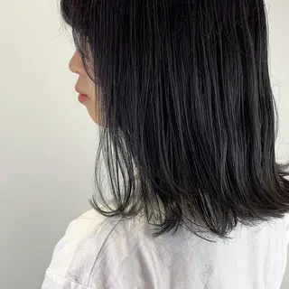 ミディアム カラー パーマ/ボブ/ レイヤー/豊浦翔太のヘアスタイル