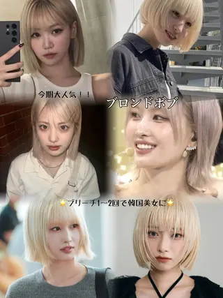 ミディアム 🫧美髪縮毛矯正🫧 ボブ🎀ひなのヘアスタイル