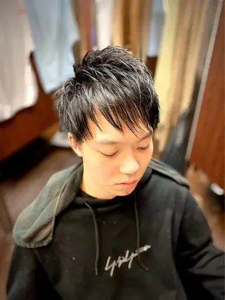 ショート メンズ 山田 哲平のヘアスタイル