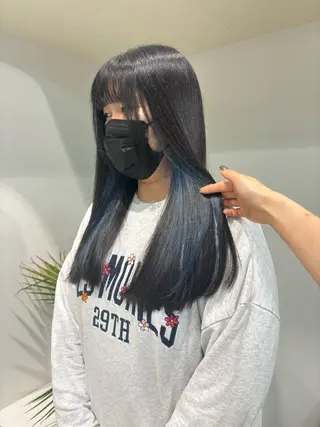 ロング 韓国レイヤー/ヘア カラー🎀ayamiのヘアスタイル