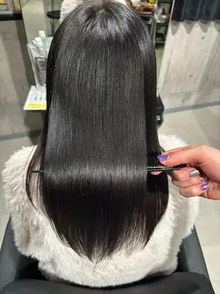 セミロング カラー _white【京橋店】所属・_WHITE / KENTOのヘアスタイル