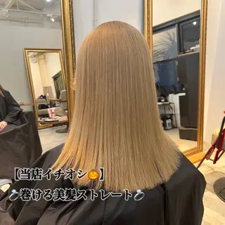 セミロング 目を惹く艶髪/髪質 改善カラー🤎ぐっちのヘアスタイル