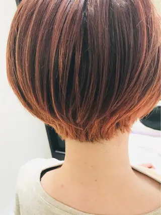 ショート ママ美容師 *ヒマワリのヘアスタイル