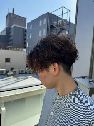 パーマ メンズ fifth天神/末廣 和也のヘアスタイル