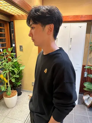 メンズ パーマ指名No. 1 磯飛⭐️慎之介のヘアスタイル