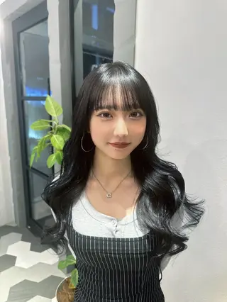 ロング 透明感カラー/レイ ヤーカット/KaHoのヘアスタイル