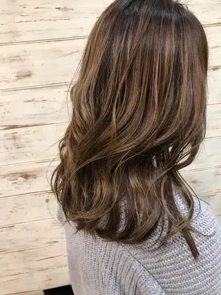 カラー 日比 貴大/ minim hairのヘアスタイル