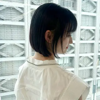 ミディアム カラー ブリーチなし/レイヤ ー特化🌈Tommyのヘアスタイル