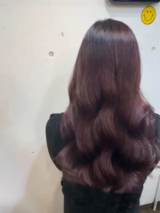 セミロング テラダ ココロのヘアスタイル