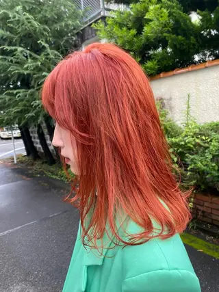 ロング カラー 青島 雄一朗のヘアスタイル