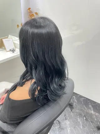 ロング カラー Blue所属・韓国ヘア🇰🇷 りさのヘアスタイル