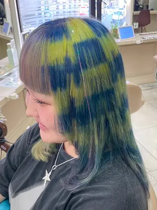 ミディアム 🦕横浜/カラー /エクステ🌀のヘアスタイル
