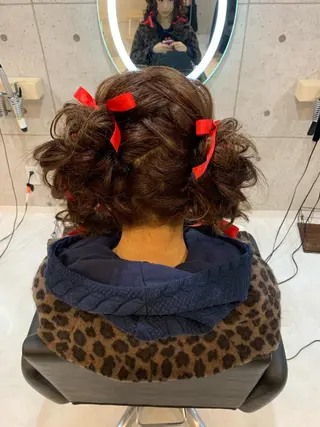 ヘアアレンジ lien natsukiのヘアスタイル