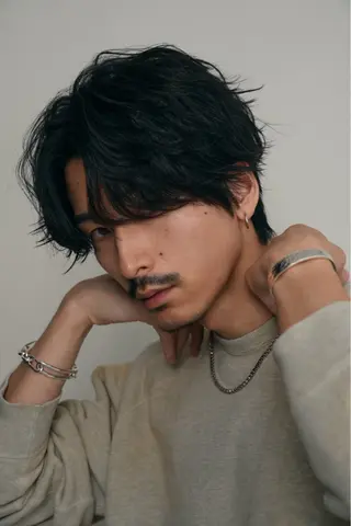 ショート パーマ メンズ fifth銀座店 窪田潤平のヘアスタイル