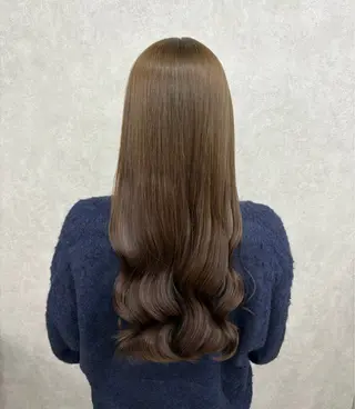 ロング カラー 韓国ヨシンモリ 🇰🇷✨️小熊夏実のヘアスタイル