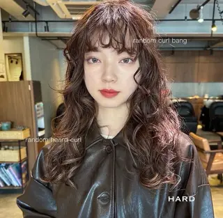 ロング パーマ fore所属・赤熊 咲良 🦔ྀིのヘアスタイル
