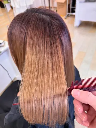 ミディアム パーマ 柳澤 和也のヘアスタイル