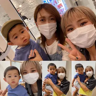 ショート カラー メンズ キッズ ショート、ボブなら お任せ❤️石川由美のヘアスタイル