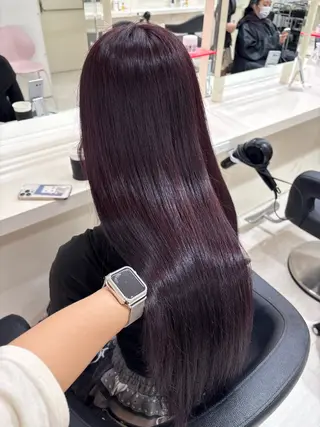 ミディアム カラー ヘアアレンジ 💟RINNA 艶カラー💟のヘアスタイル