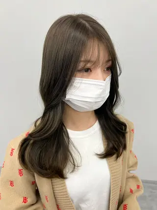 カラー 韓国style Mifūのヘアスタイル