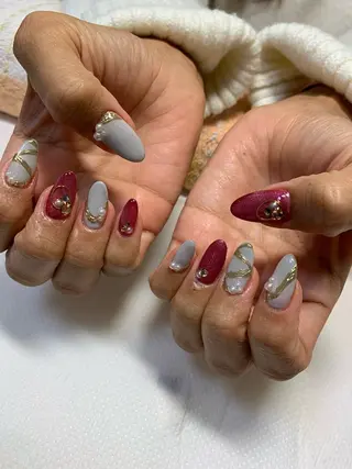 ネイル rukianail 新里のネイルデザイン