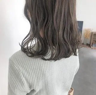 ミディアム カラー GPIP 近藤沙樹のヘアスタイル