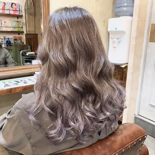 ロング カラー クバガワ シュンのヘアスタイル