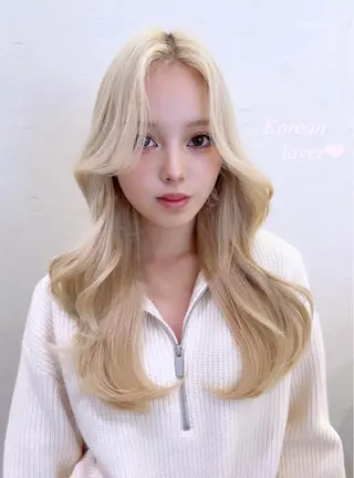 ロング カラー 韓国ヘア×髪質改善 /yoshikaのヘアスタイル