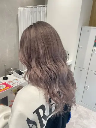 セミロング カラー 透明感カラー 縮毛矯正/ジャックのヘアスタイル