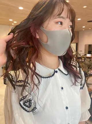 ロング カラー パーマ指名No1 /namiのヘアスタイル