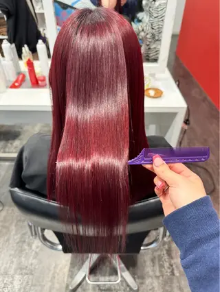 ロング カラー YURAGI🌿 SAKIのヘアスタイル