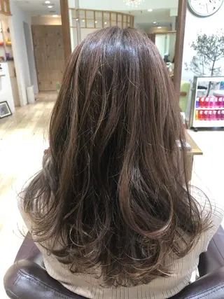 セミロング カラー 🍀褒められヘア🍀 松尾舜のヘアスタイル