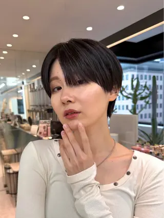 ショート カラー 縮毛/ショート/ボブ /ブリーチ❣️ともきのヘアスタイル