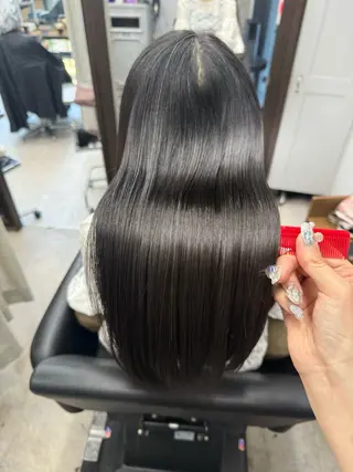ロング カラー パーマ 恵比寿髪質改善✨ MARIAのヘアスタイル