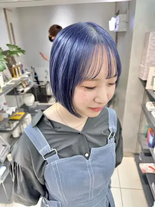 ショート カラー vain所属・パーマウルフショート 濱田匠のヘアスタイル