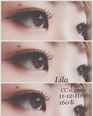 マツエク・マツパ Orue難波 🖤Chitoseのマツエク・マツパデザイン