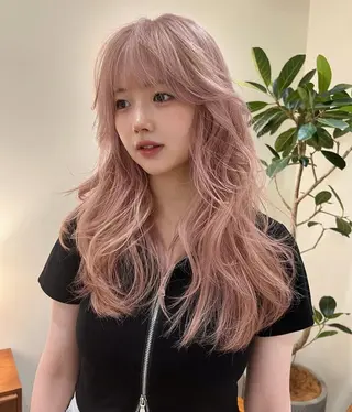 ロング カラー harpers所属・篠原 一華のヘアスタイル