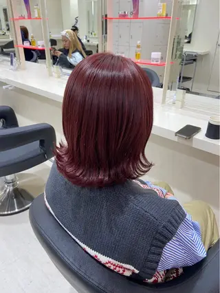 ミディアム カラー 🤍韓国大人っぽ ベージュMAI🤍のヘアスタイル