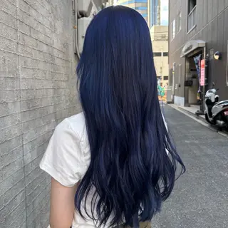 ロング カラー BELO OSAKA マオのヘアスタイル