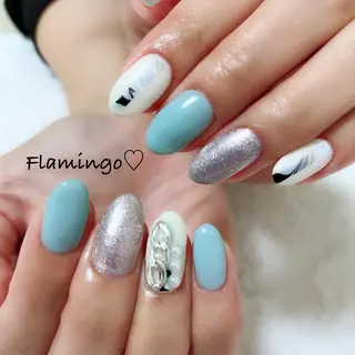 ネイル 40代からの爪を守る ×ケア重視サロン♡のネイルデザイン