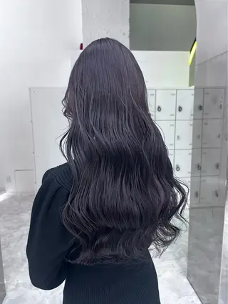 ロング カラー 韓国風透明感 カラー koumiのヘアスタイル
