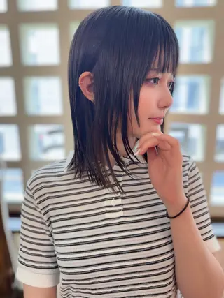 ミディアム dolphin ドルフィンのヘアスタイル