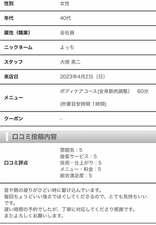 大塚【美姿勢× 身体ケア】のその他イメージ