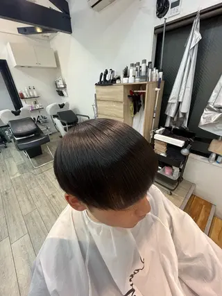 ショート Lowha(ローハ)所属・蓑島廉 ミノシマレンのヘアスタイル